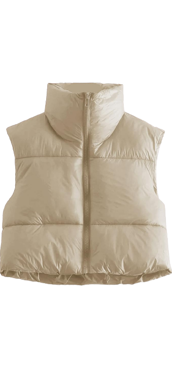 Beige puffer Jacket